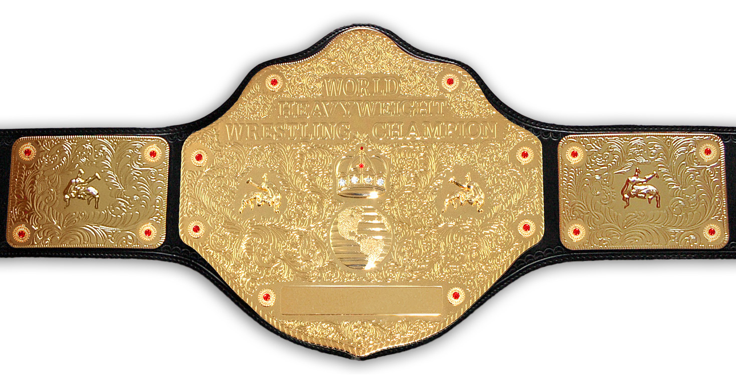 TAZ FTW Schwergewicht Champion Titel Gürtel Dick Platten Leder Replik Erwachsene